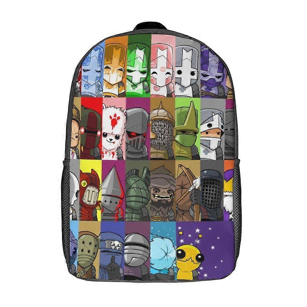 טירה Crashers תרמיל בית הספר תיק כתף מזדמן Daypack תיק ספרים לסטודנטים קל משקל מחשב נייד תיקי גב-hk2112