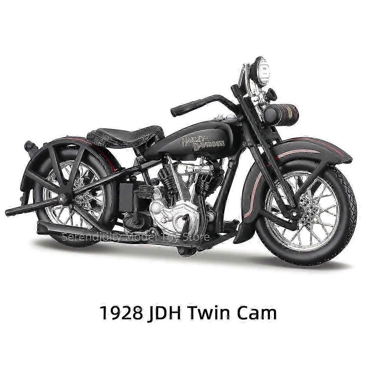 1:18 Scale Model of a 2022 Fat Bob 114 Motorcycle, Die Cast Collectible Vehicle for Hobby Enthusiasts, Compatible with Certain Brand Items