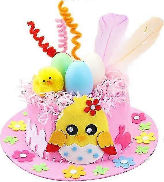2025 Easter Bonnet Kit - Easter Children's DIY Hat Decoration Set, for Easter Craft Supplies
