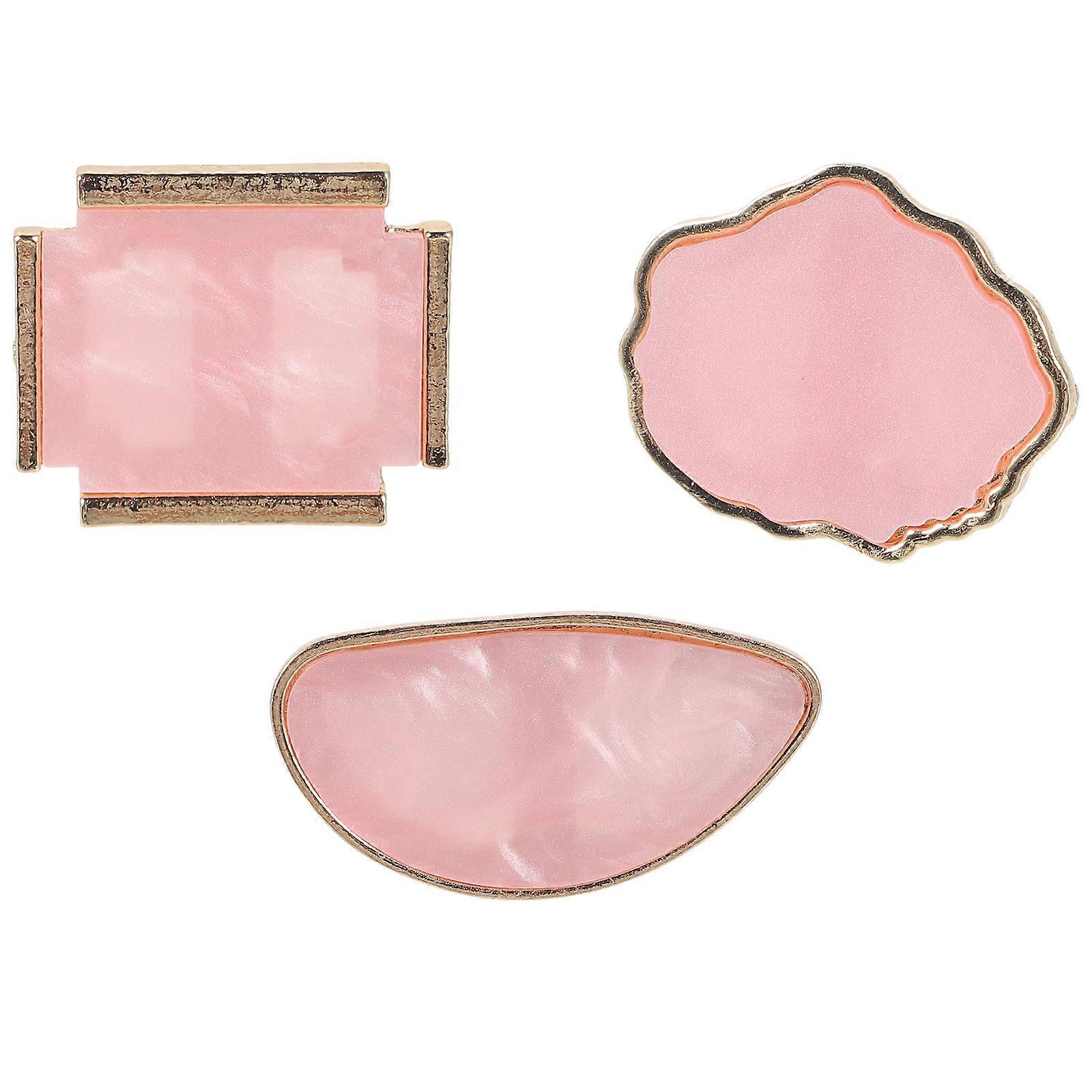 Paint Mixing Trays Nail Art Display Board Room Decoration Assorted Color 3Pcs