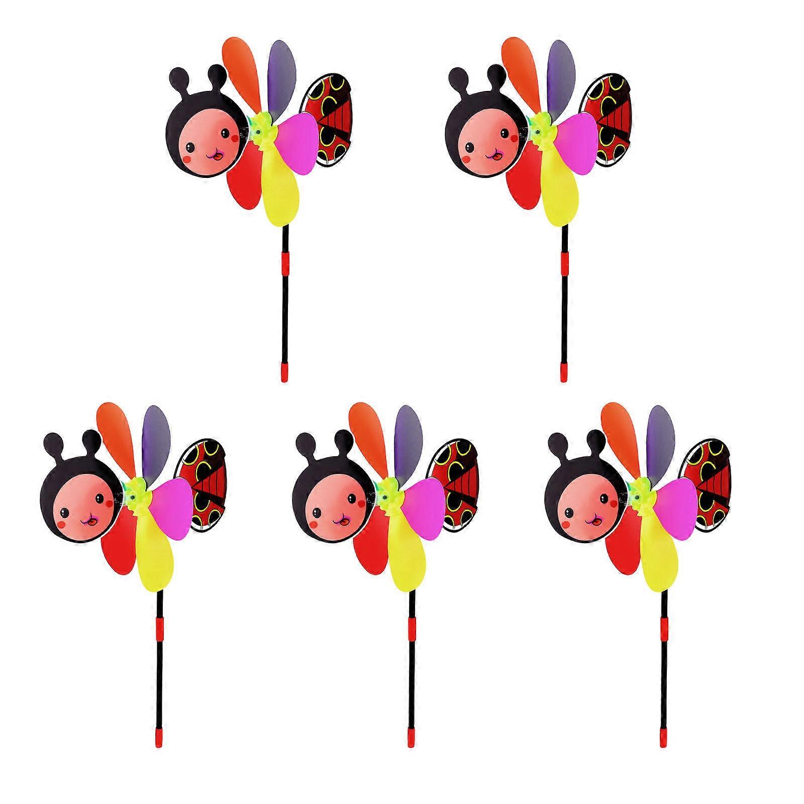 Decorative Wind Spinners Multi-Colored 52X30X24CM Garden Ornament 5Pcs
