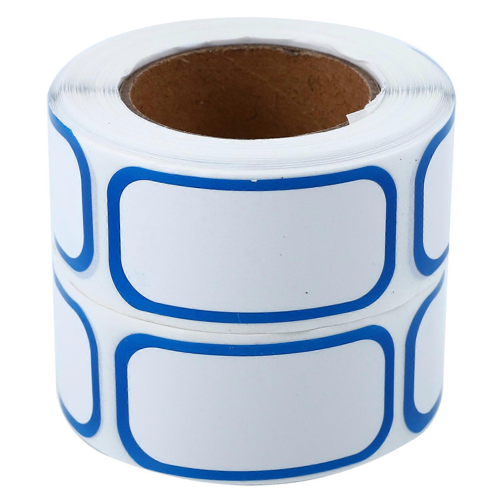 Expiration Date Stickers Rectangular Shape Coated Paper Home Users 6 Rolls