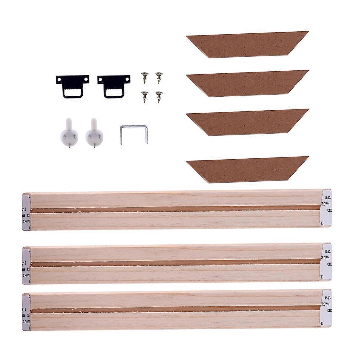 DIY Wall Picture Frame Square Unfinished Decoration 25x25cm 1Set