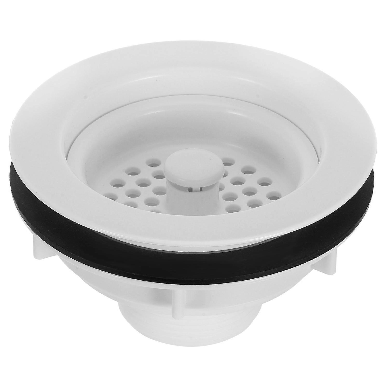 Efficient Kitchen Sink Strainer Kit with Leak Preventing Basket for Easy Hair and Food Drain Catching – Simple Installation, Fits Most Sinks