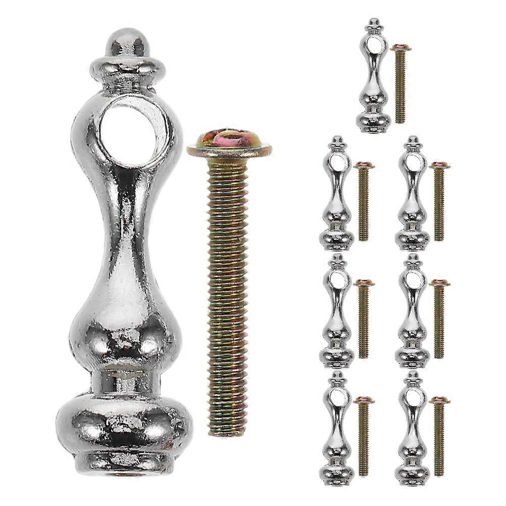 Post Cap for Furniture Furniture Hardware Glass Railing Post End Cap for Protection Round Shape 8Pcs