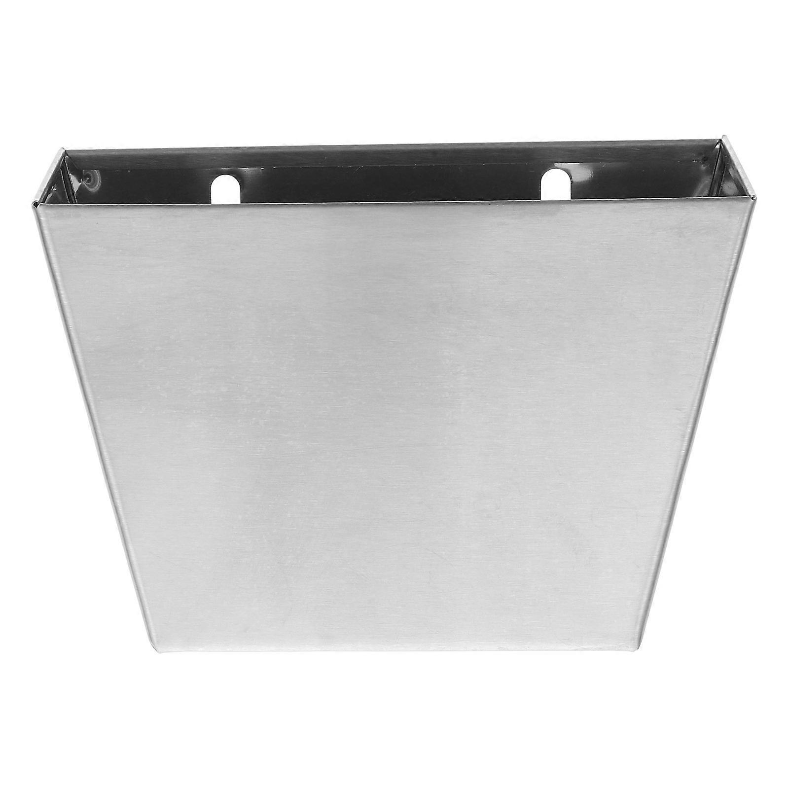 Stainless Steel Bottle Cap Storage Bucket with Wall Mount for Picnic and Porch Use