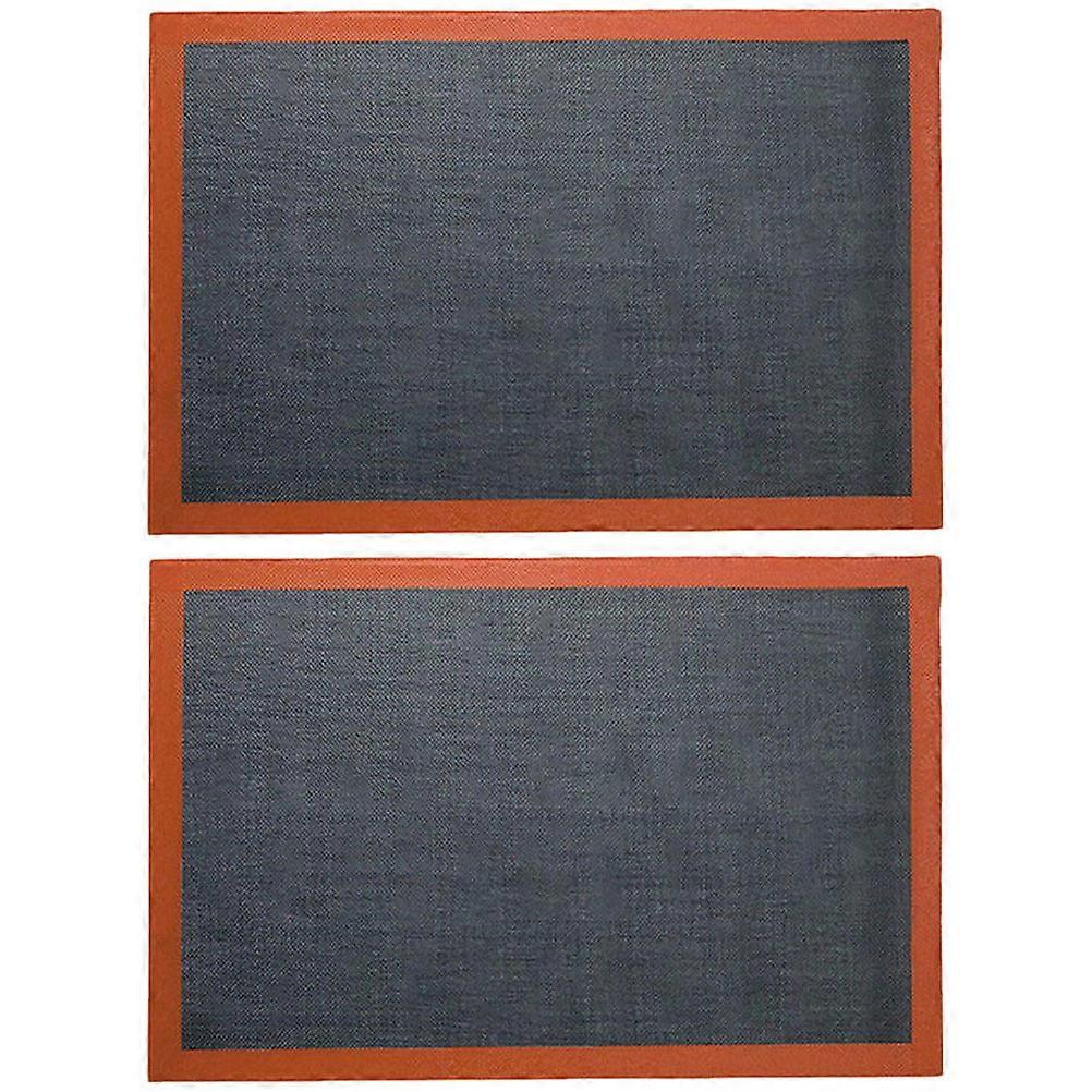 Heat Resistant Silicone Baking Mats   Non Stick, Flexible, Easy Clean, Space Saving for Oven, Bread, Cookie Baking