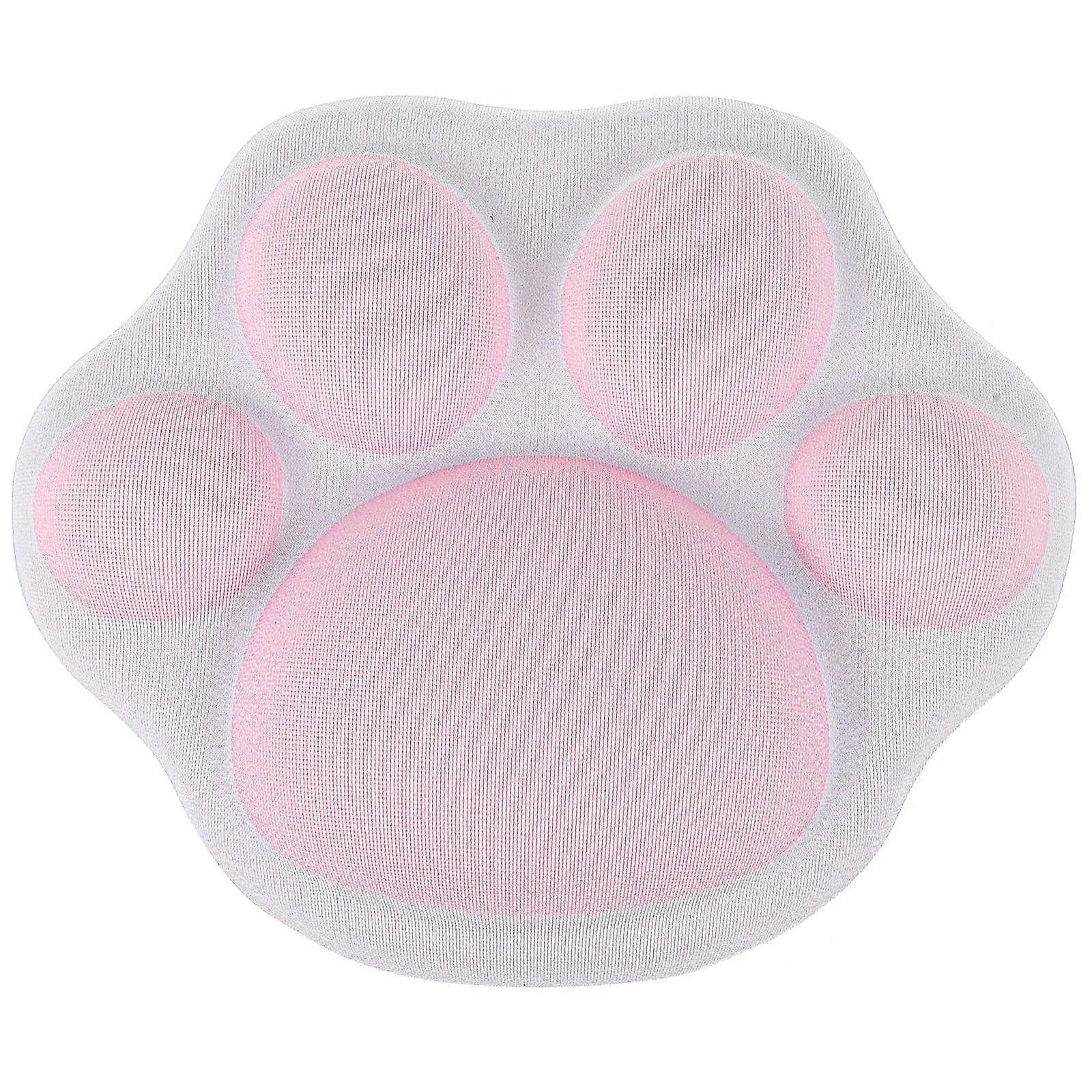Cute Cat Paw Mouse Wrist Support Comfortable Silicone Cushion for Home Office, Non Slip & Flexible Design for Extended Use