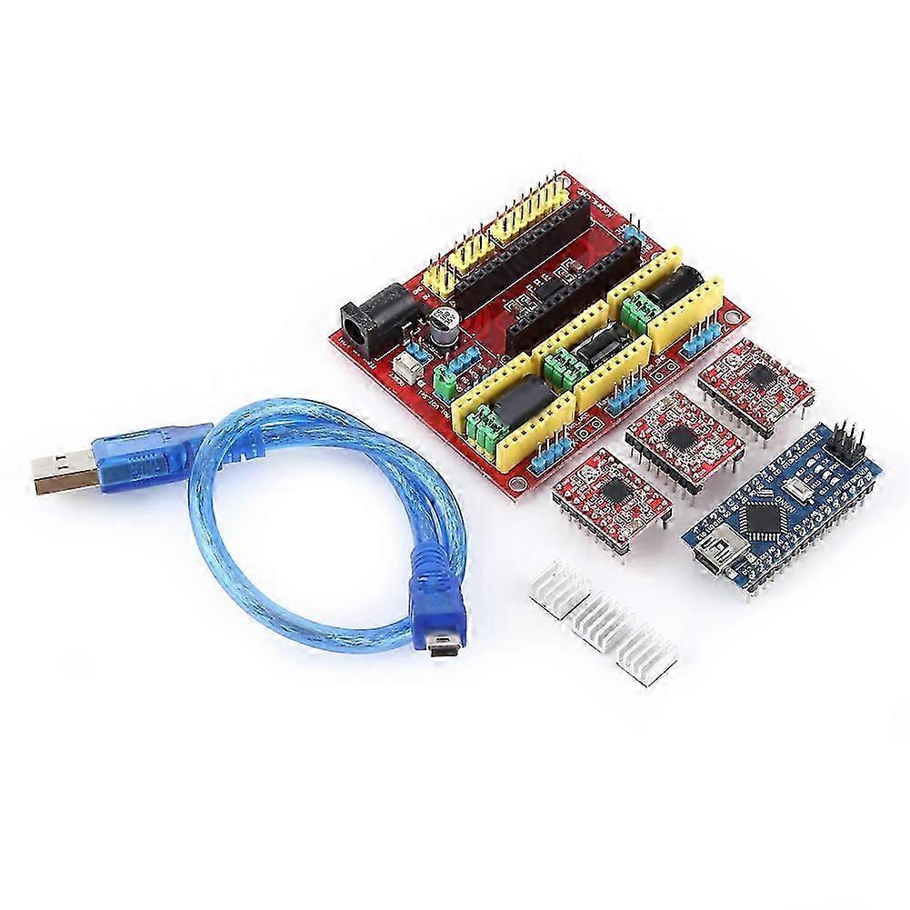 CNC Engraving Machine Shield A4988 Drive Nano 3.0 Board with USB Cable 3D Printer Kit