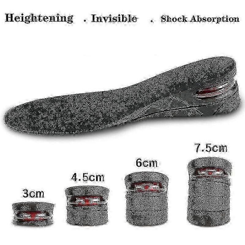 2023-invisible Insole For Heightening, From 3 Cm To 7.5 Cm, Heightening Pad, Adjustable-fg