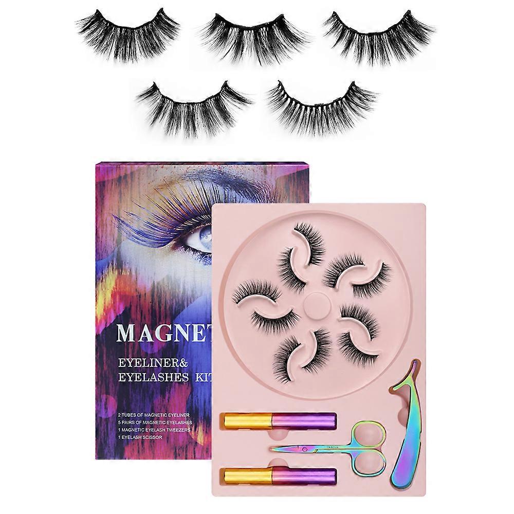 5D Magnetic Eyelashes with Eyeliner Kit ZML-006 ZML-006