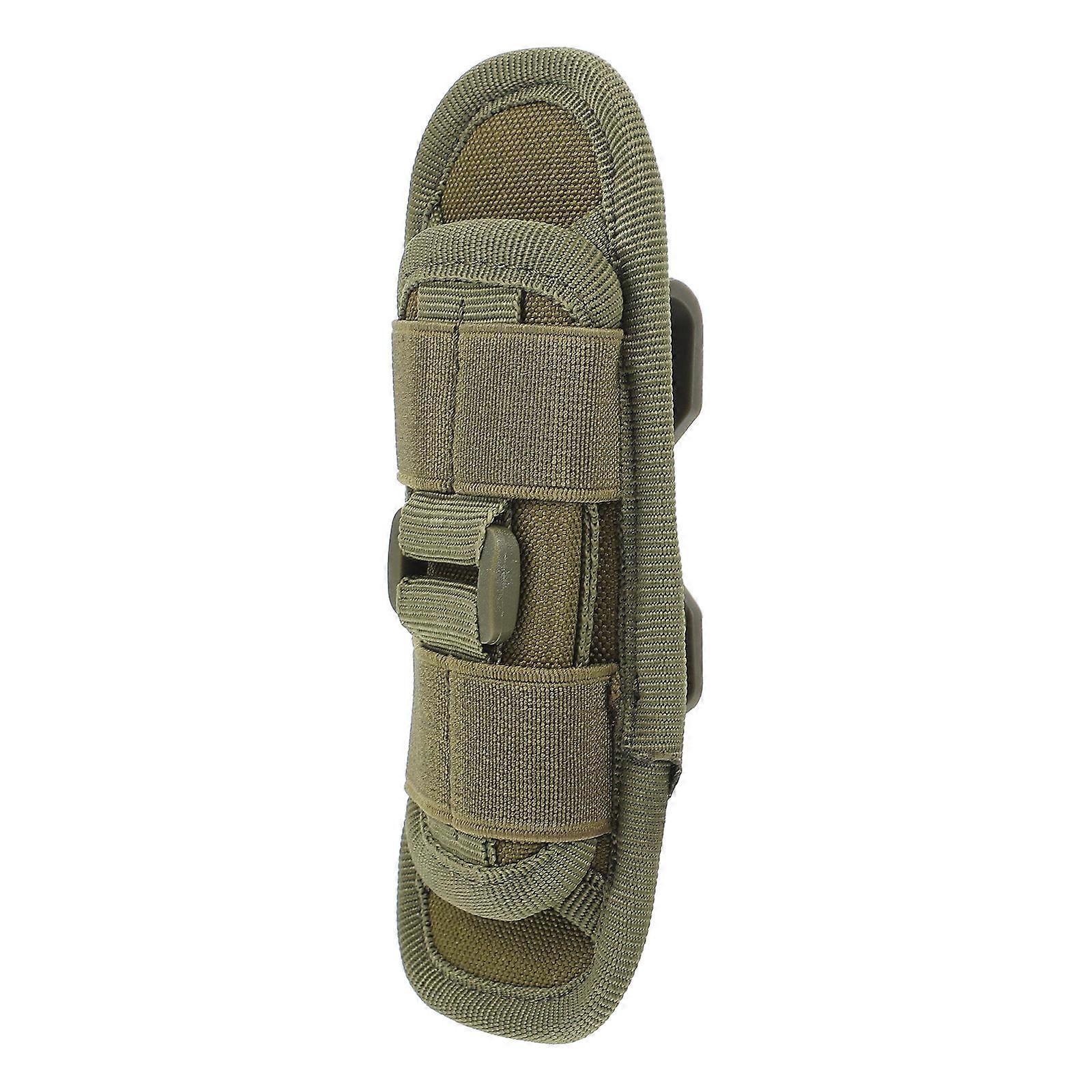 Handheld Torch Holder Duty Belt Pouch Portable Stabilize Flashlight Dark Green 14.5X5.7CM 1Pack