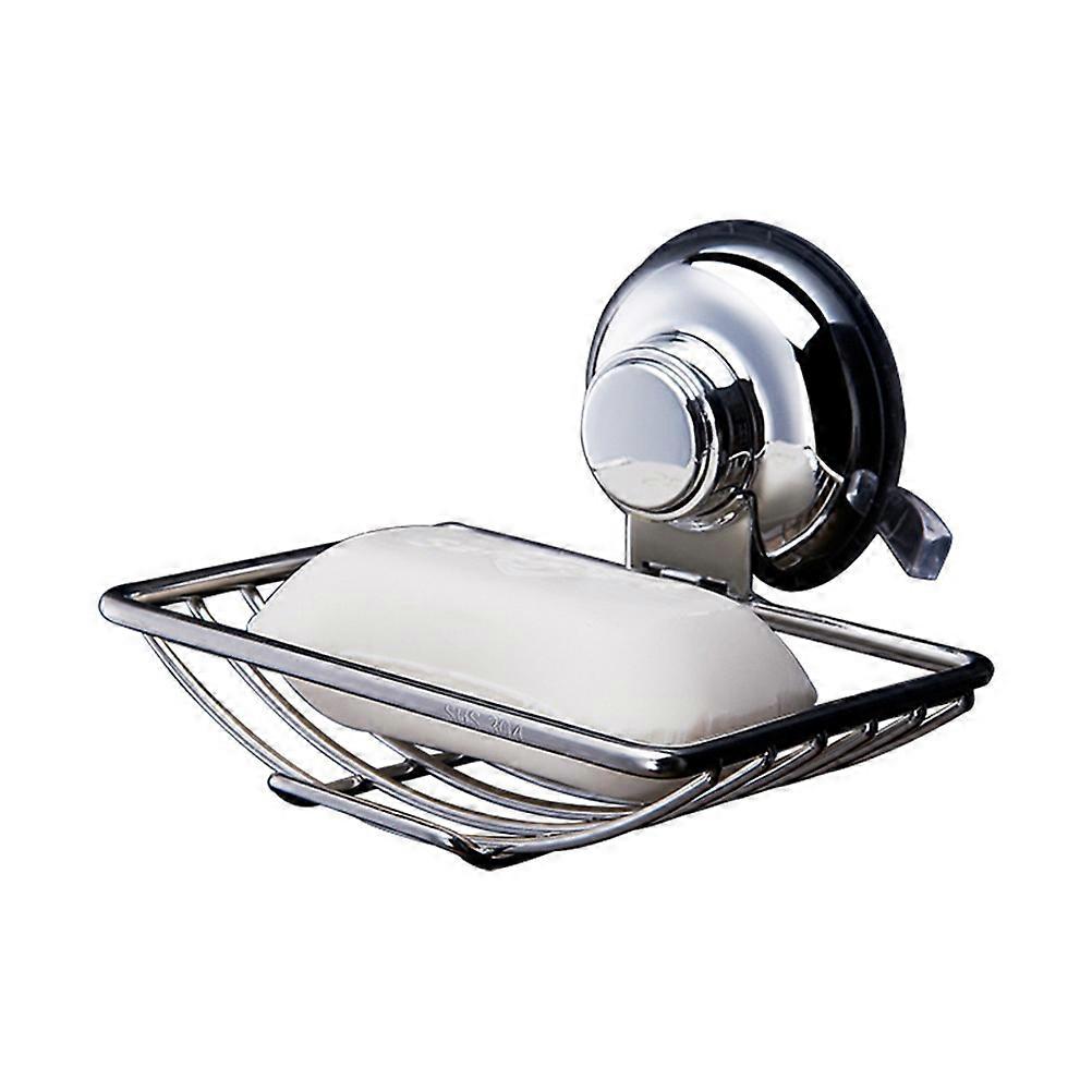 Wall Mounted Soap Rack Rectangular Shape 304 Stainless Steel Soap Basket Storage For Home Bathroom Accessories 1Set