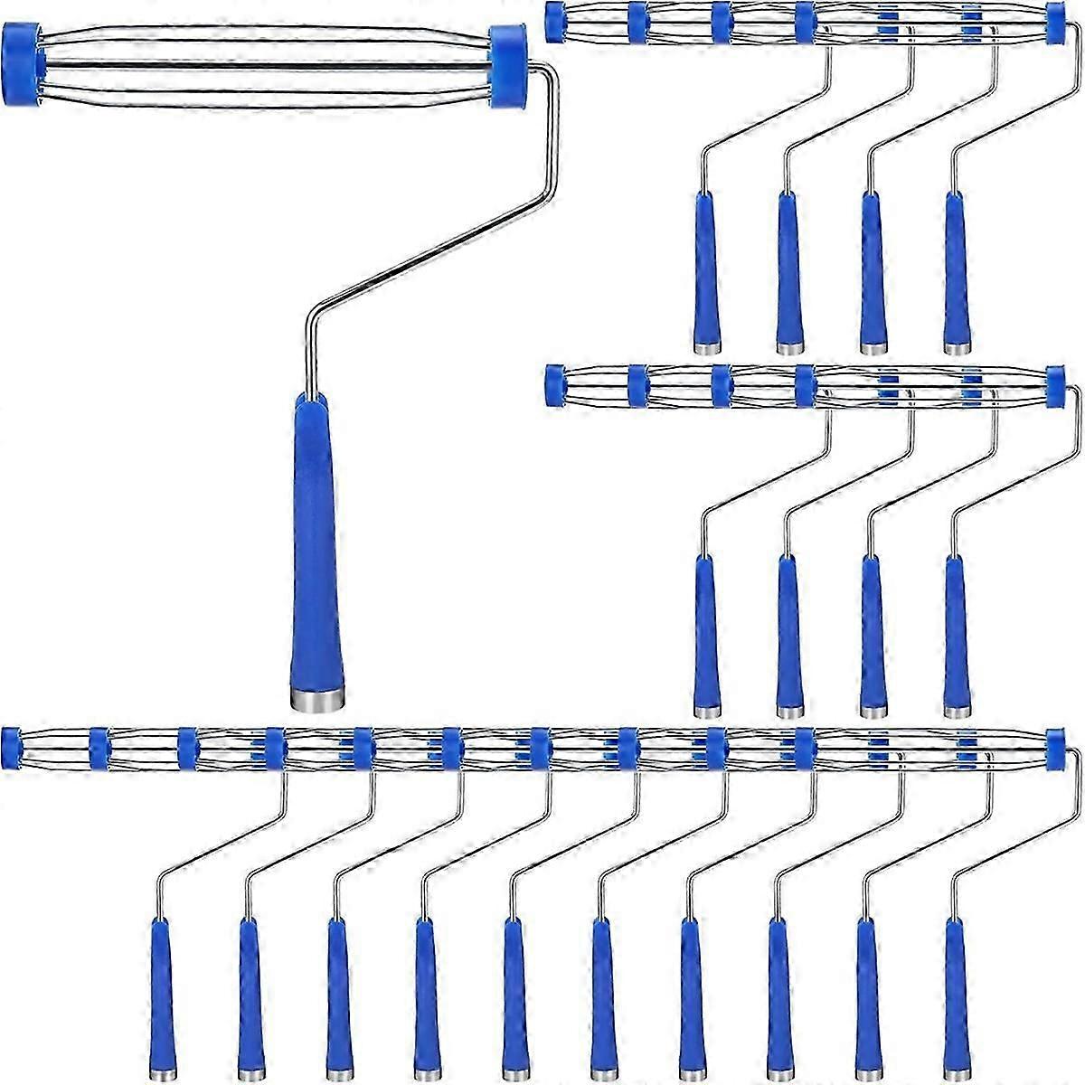 Pacote de 18 Quadros de rolo de pintura de 8 polegadas 5 fios galvanizados