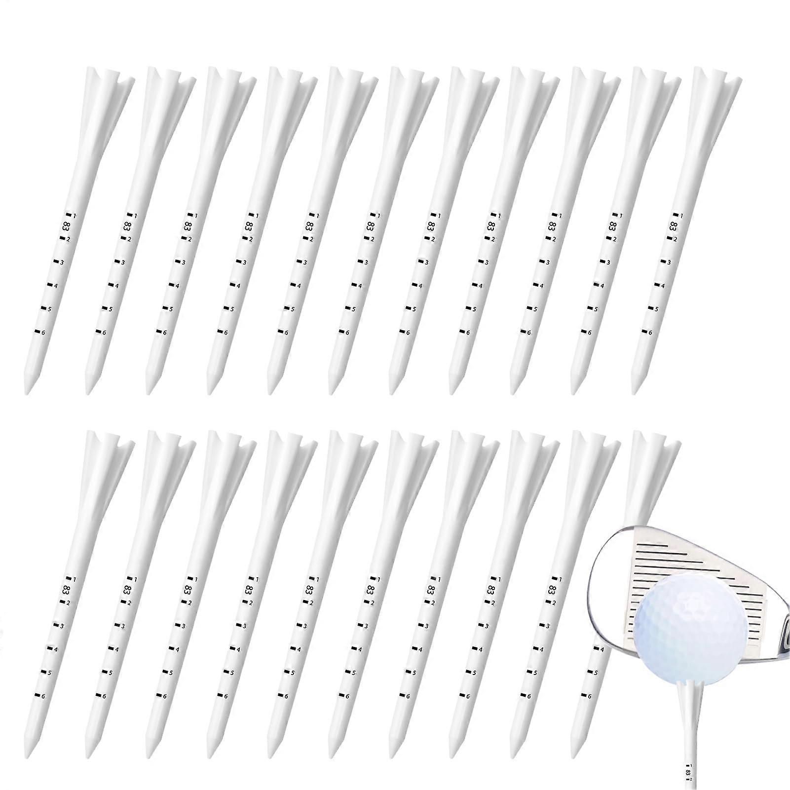 Golf Tees for Men | Set of 20 Durable Performance Golf Tees for Driving Range and Outdoor Training