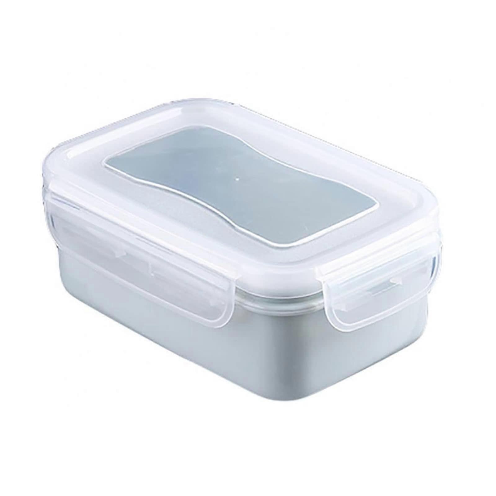 portable round rectangular kitchen organizer, food storage container, seal, crisper, small soup bowl