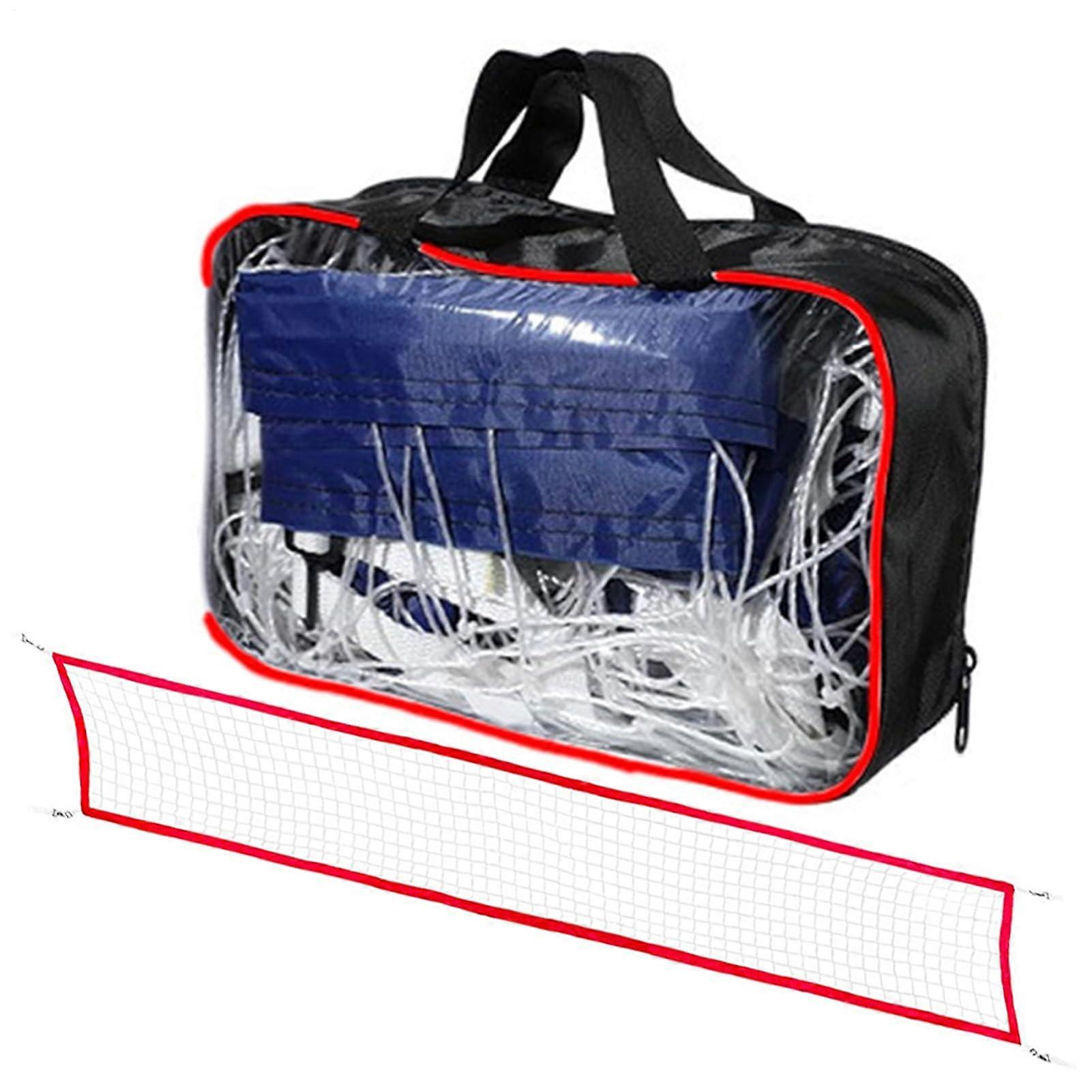 Volleyball Net For Pool  Adjustable Badminton Net With Storage Bag