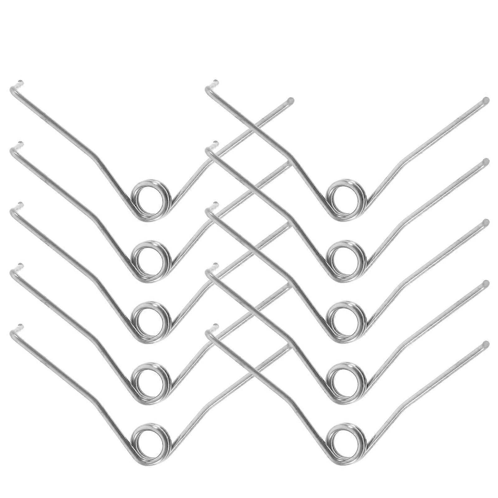 Pruner Spring Replacement Gardening Shears Springs Compact Design Silver 1X7.5CM 10Pcs