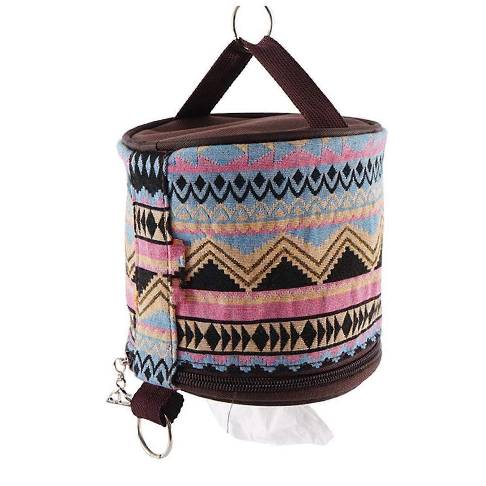 Striped Pattern Hanging Toilet Paper Holder