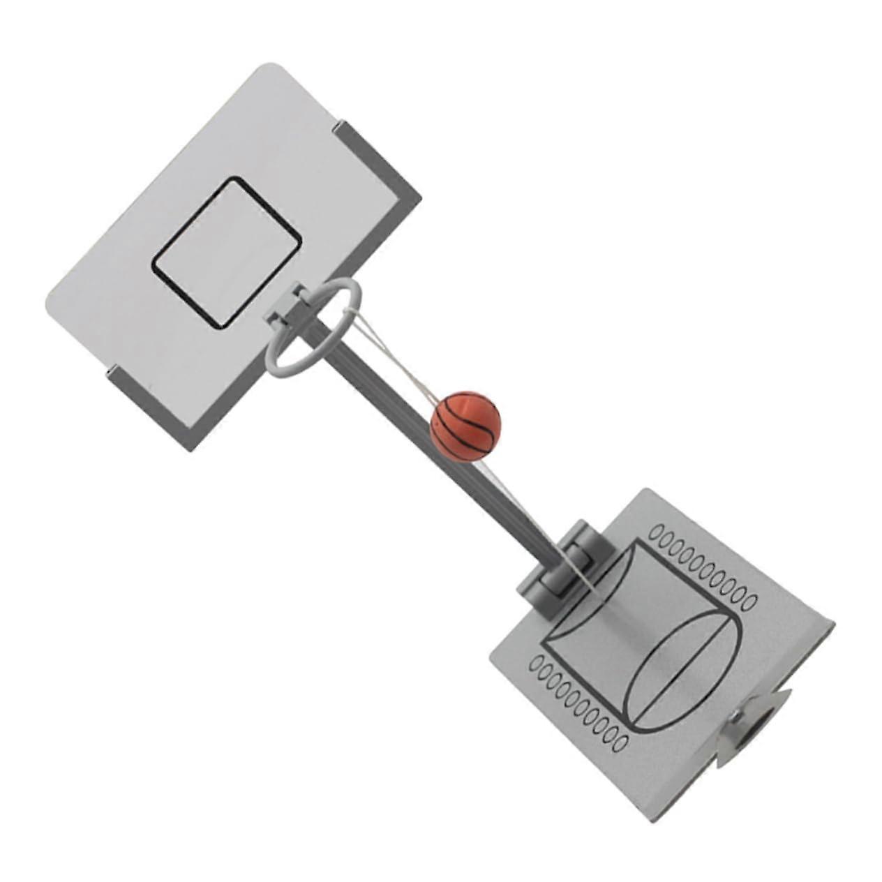 Mini Desktop Basketball Hoop Foldable Desk Mounted For Office And Home Use Stress Relief 1 Piece