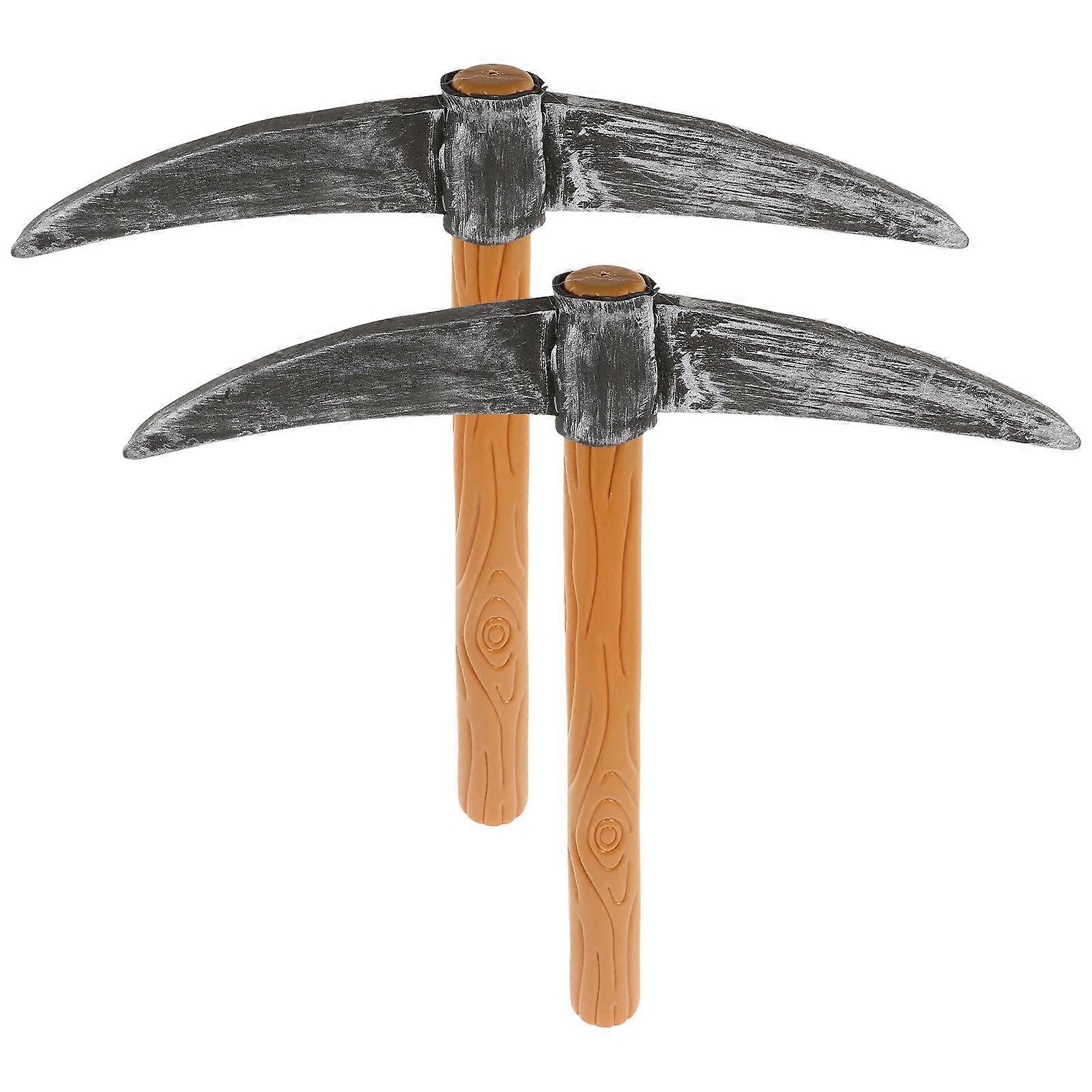 2pcs Creative Costume Props Fake Accessories for Party, Performance, Dwarf Spade Photography Stage Decorations