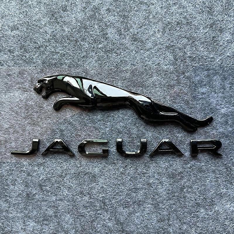 3D Metal Car Front Hood Emblem Rear Trunk Badge Sticker Tailgate Decoration For Jaguar XE XF XJ F-Pace F-Type X-Type S-Type
