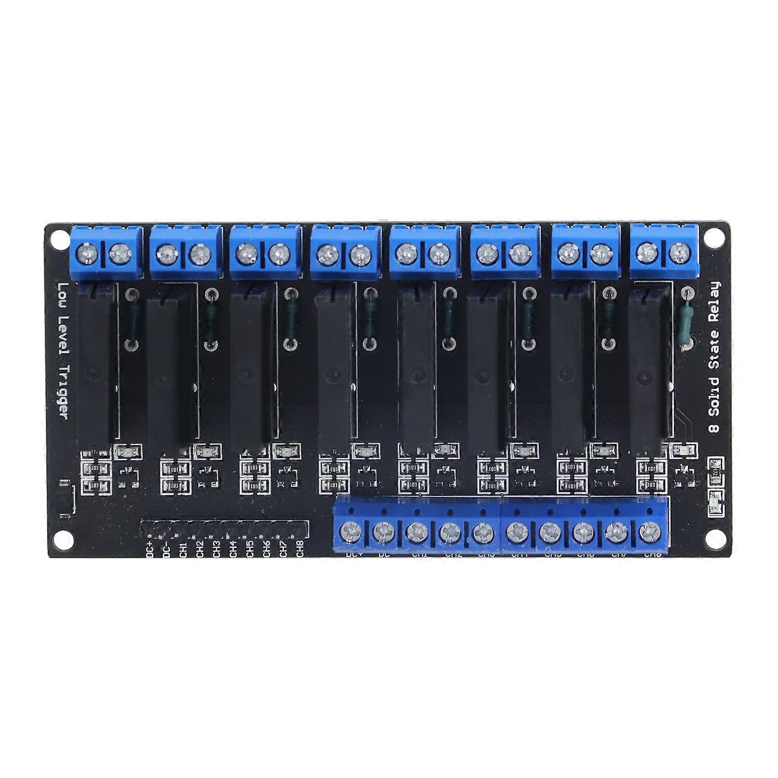 HYM281 8 Channel Solid State Relay Module Low Level Driver Relay Module with Fuse