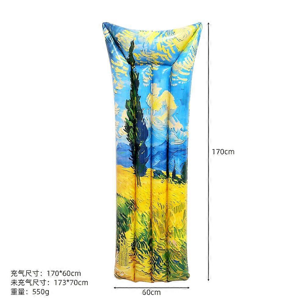 New Pool Inflatable Colorful Float Outdoor Thickened Water Party Adult Float Single PVC Inflatable Float