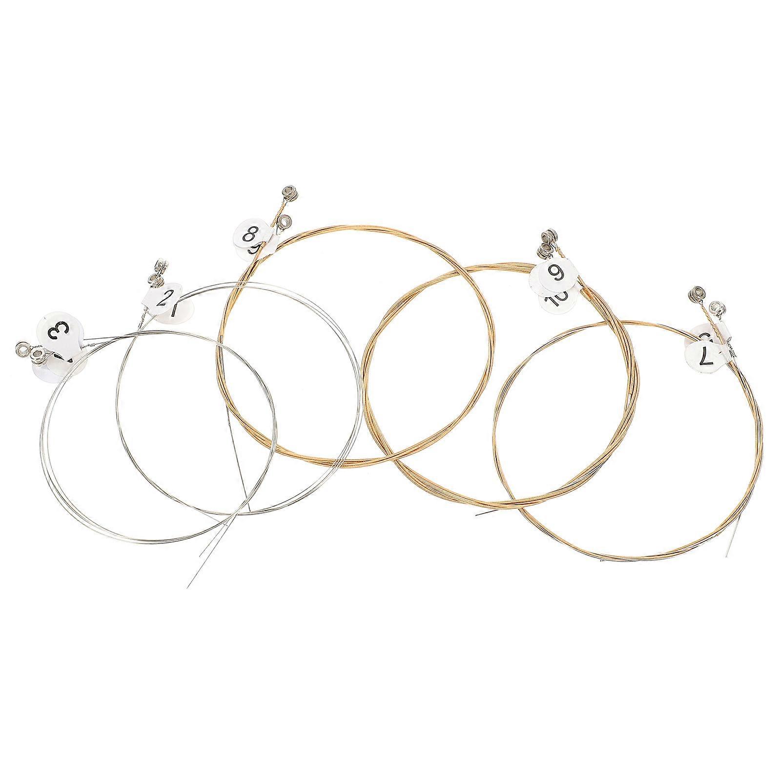 Lyre String Replacements Golden 40cm Durable Steel For Music Practice Hobbyists 10Pcs