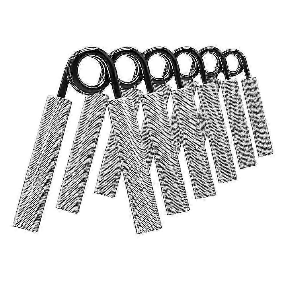 6Pcs 100LB - 350LBs Hand Grip Strengthener Fitness Hand Grip Set,Carbon Steel No Slip Heavy-Duty Grip Strength Trainer DS