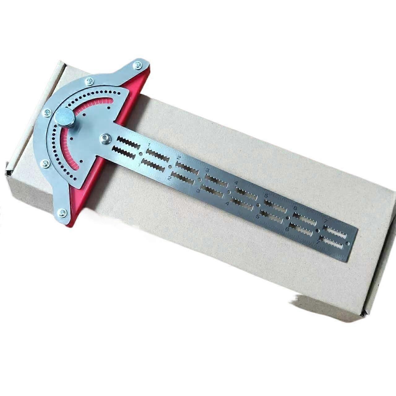 Woodworking Edge Angle Ruler Measuring Tool for Carpenter Design Accurate