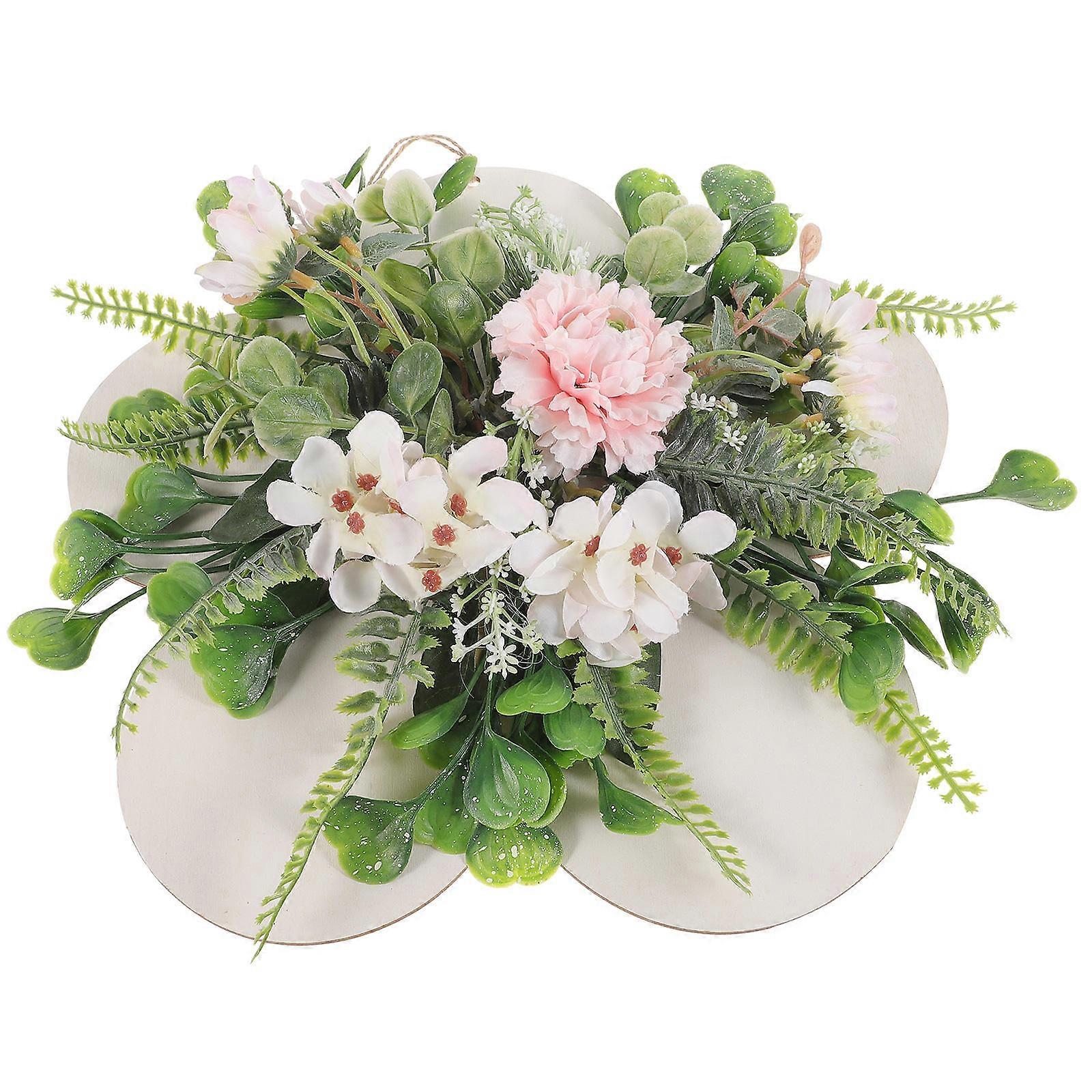 It sounds like you're referring to a **simulated carnation flower hanging pendant** — a decorative, realistic floral wreath style ornament, likely