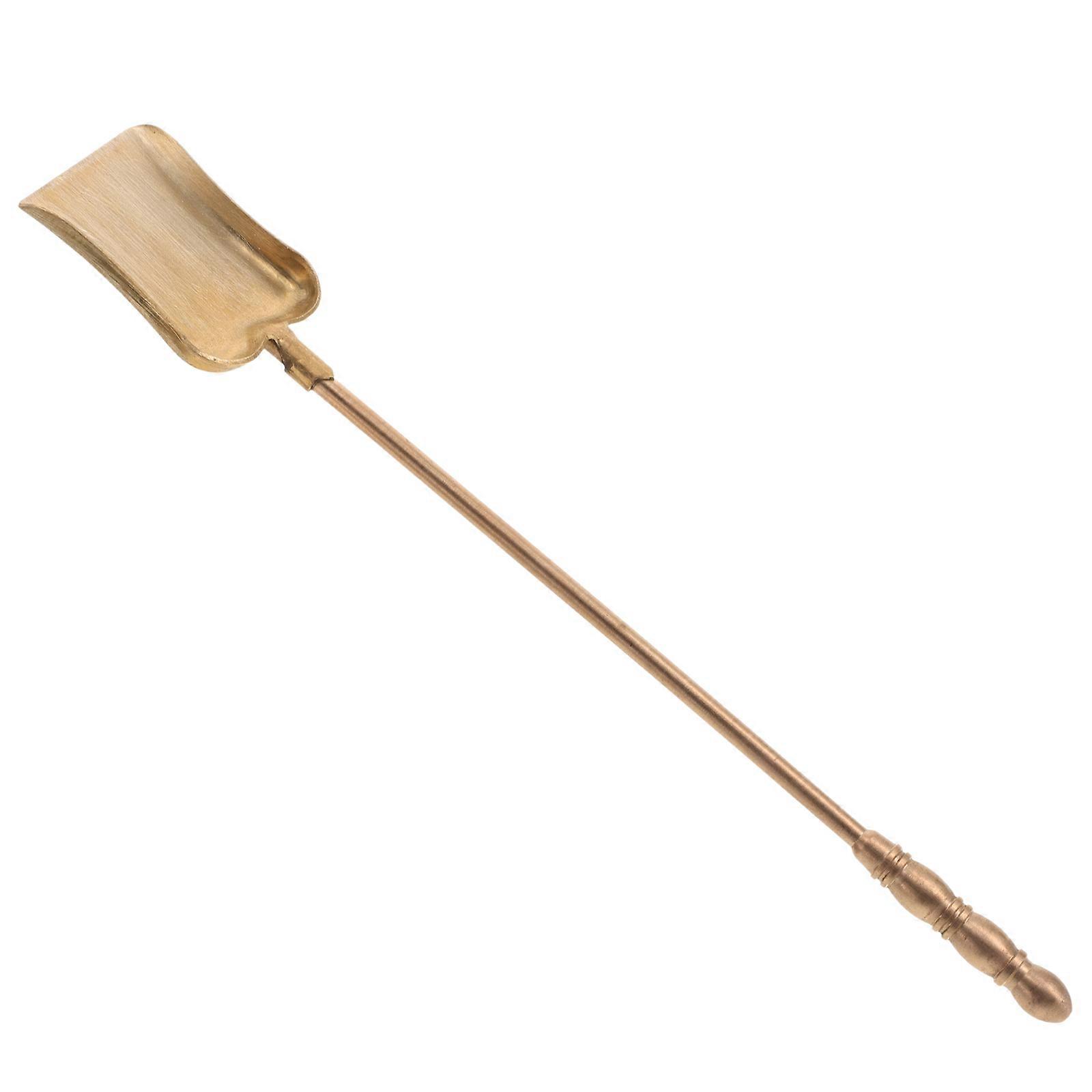 Ash Multi-Functional Copper For Indoor Fireplace Tea Enthusiasts Minimalist Design 8.1×1.4×0.2in 1Pcs