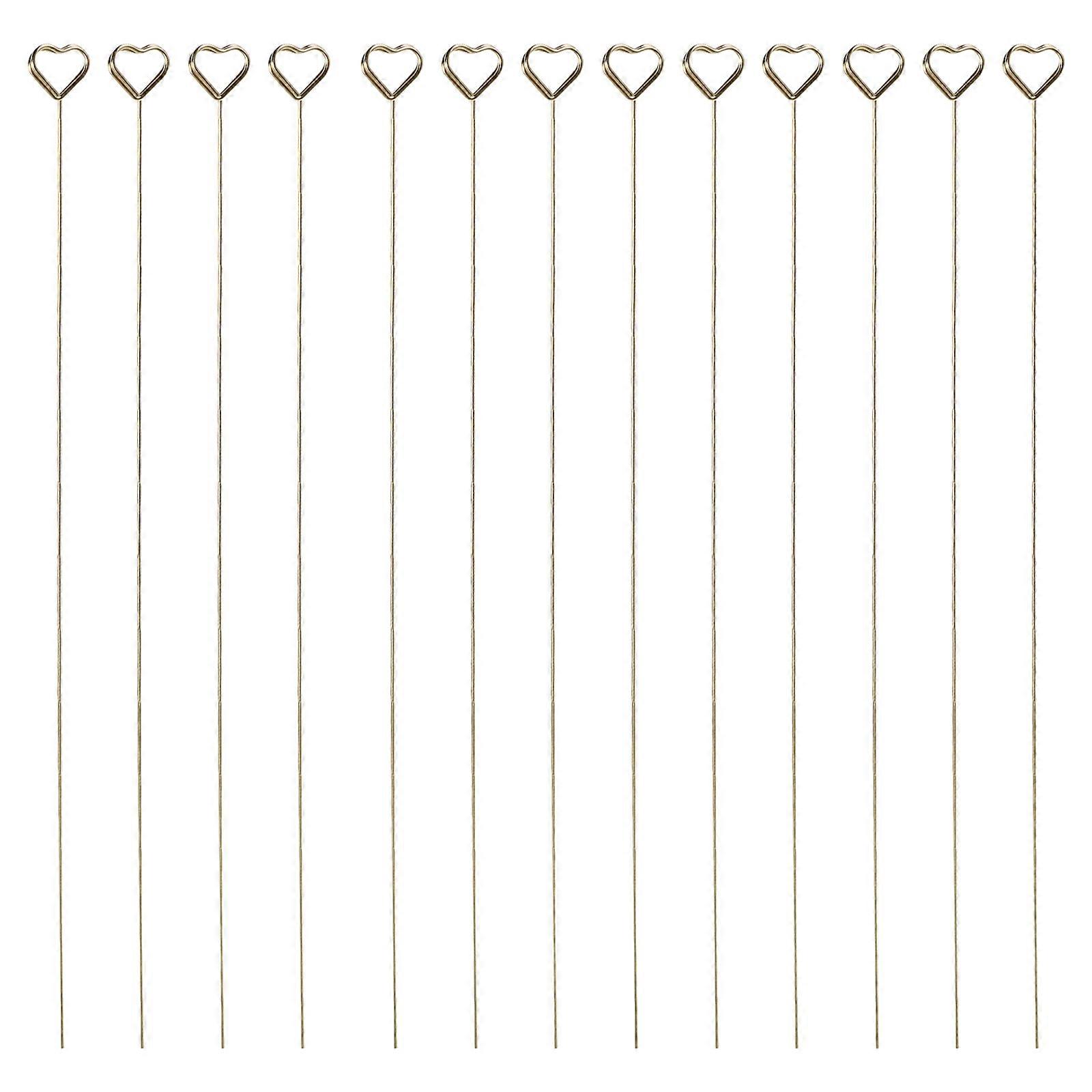 Heart Shaped Floral Place Card Holders with Wire Clips – Lightweight Resistant Stand for Wedding, Birthday, Party Table Numbers, Notes, and Photo