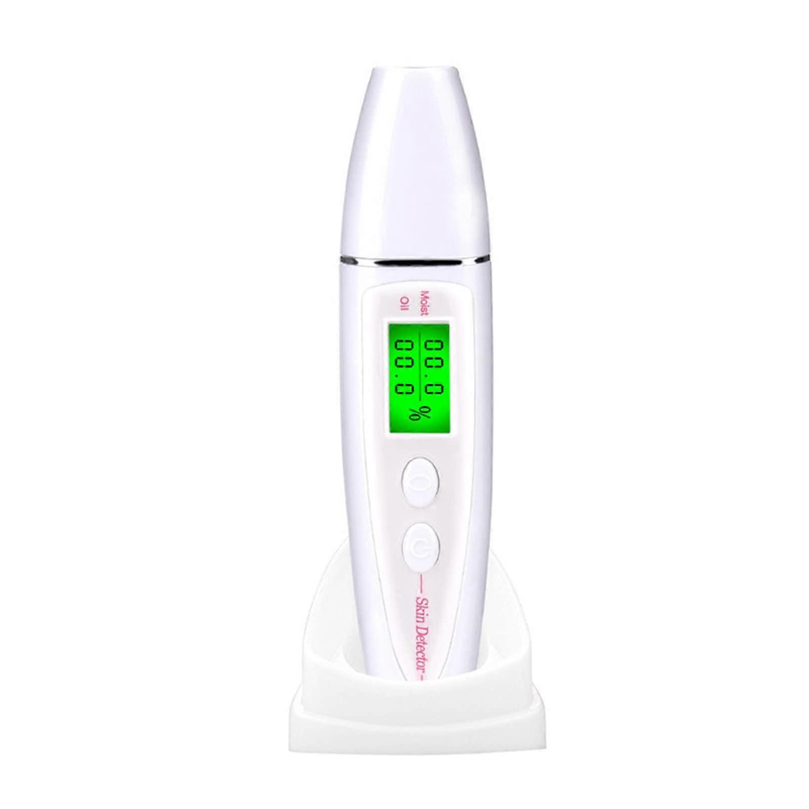Skin Analyzer Pen with LCD Display for Facial Oil Moisture Detection and Skin Condition Monitoring