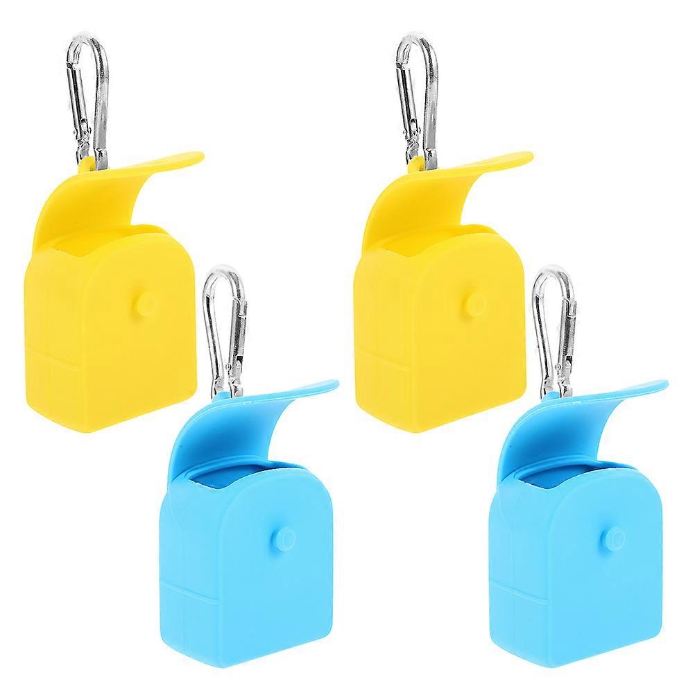 Silicone Change Bag Portable Wallet for Men Travel Minimalist Style 4Pcs