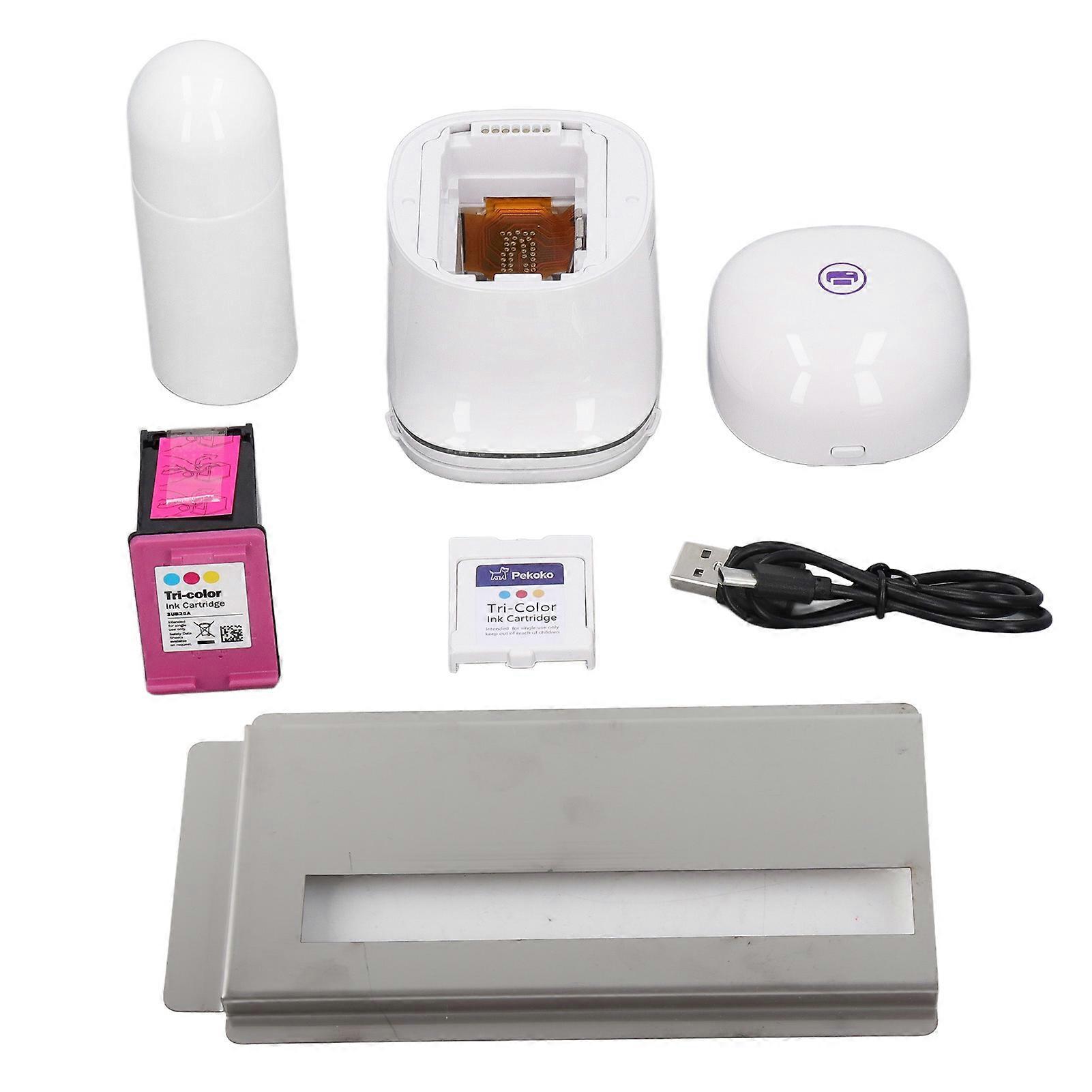 Handheld Wireless Printer 4 Core CPU Large Capacity Battery Color Printing Smoothly Output Portable Mini Inkjet Printer