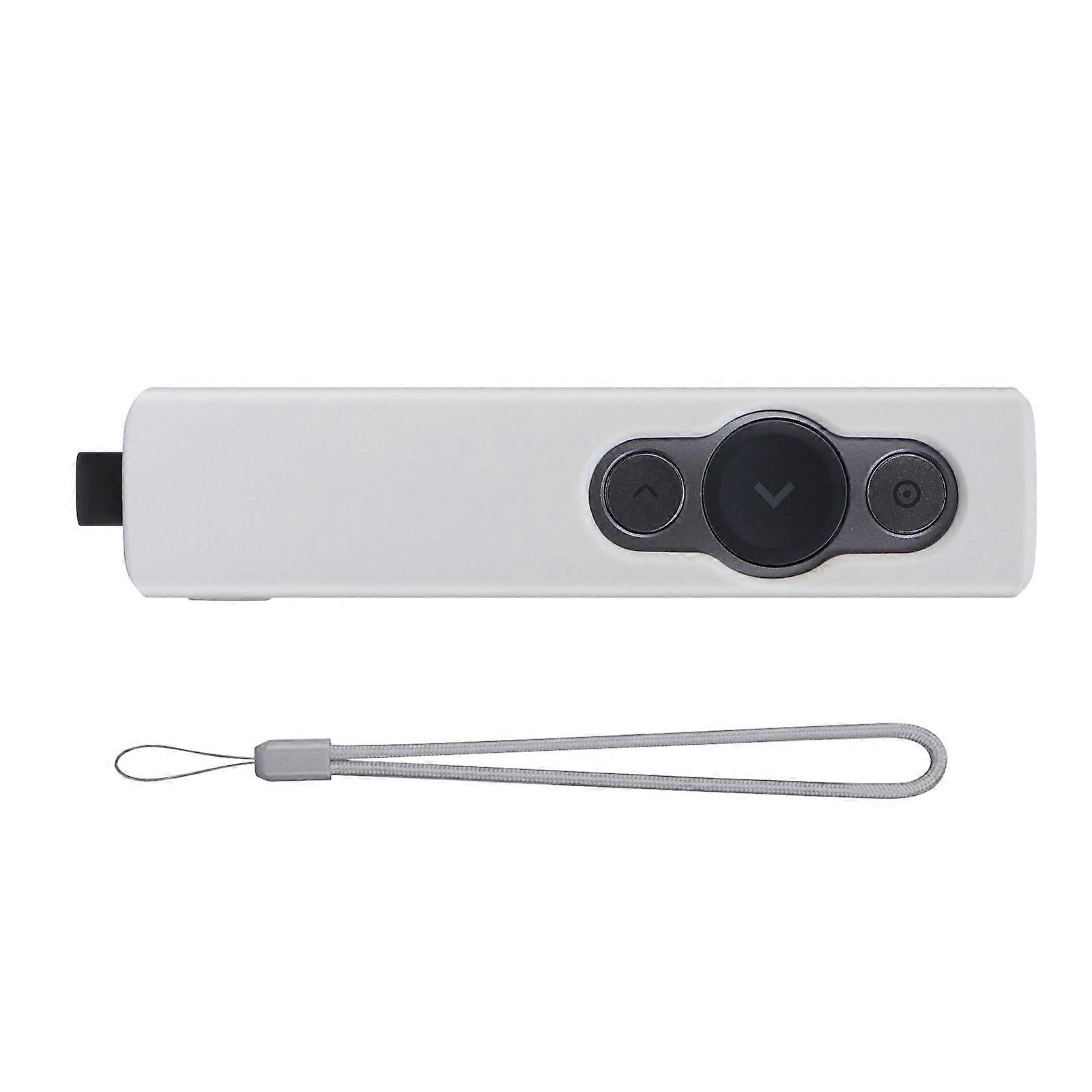 AntiShock Silicone Case for Wireless Presenter Remote AntiDust Soft Cover Enhanceds Grip White