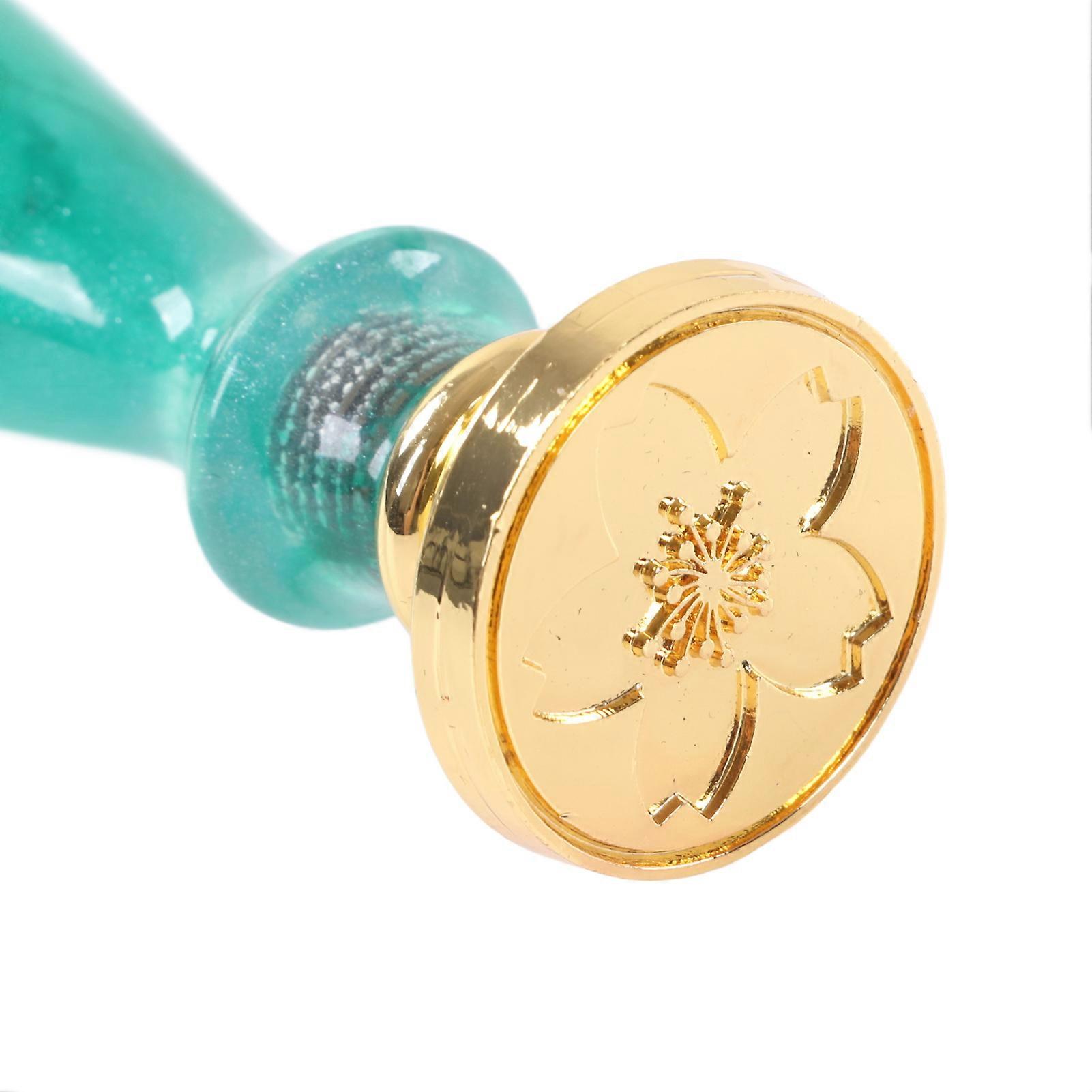 Wax Sealing Stamp Kit Tridimensional Clear Pattern Detachable Handle Delicate Wax Vintage Wax Sealing Set for DIY Gifts