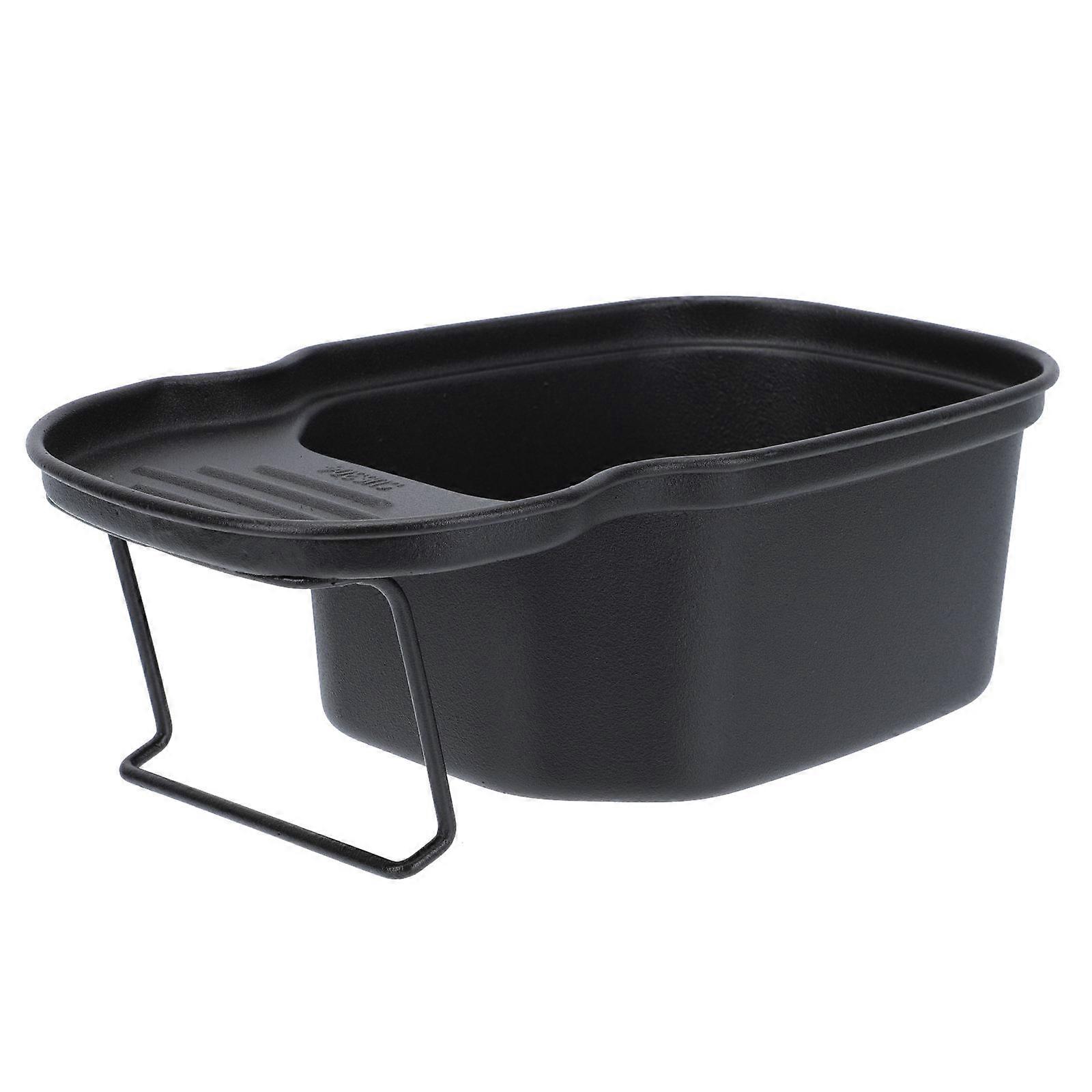 Black Stainless Steel Sink Corner Rack for Storage with MultiFunction Design and Fast Draining  Size 12.6 x 5.9 x 3.5 Inches