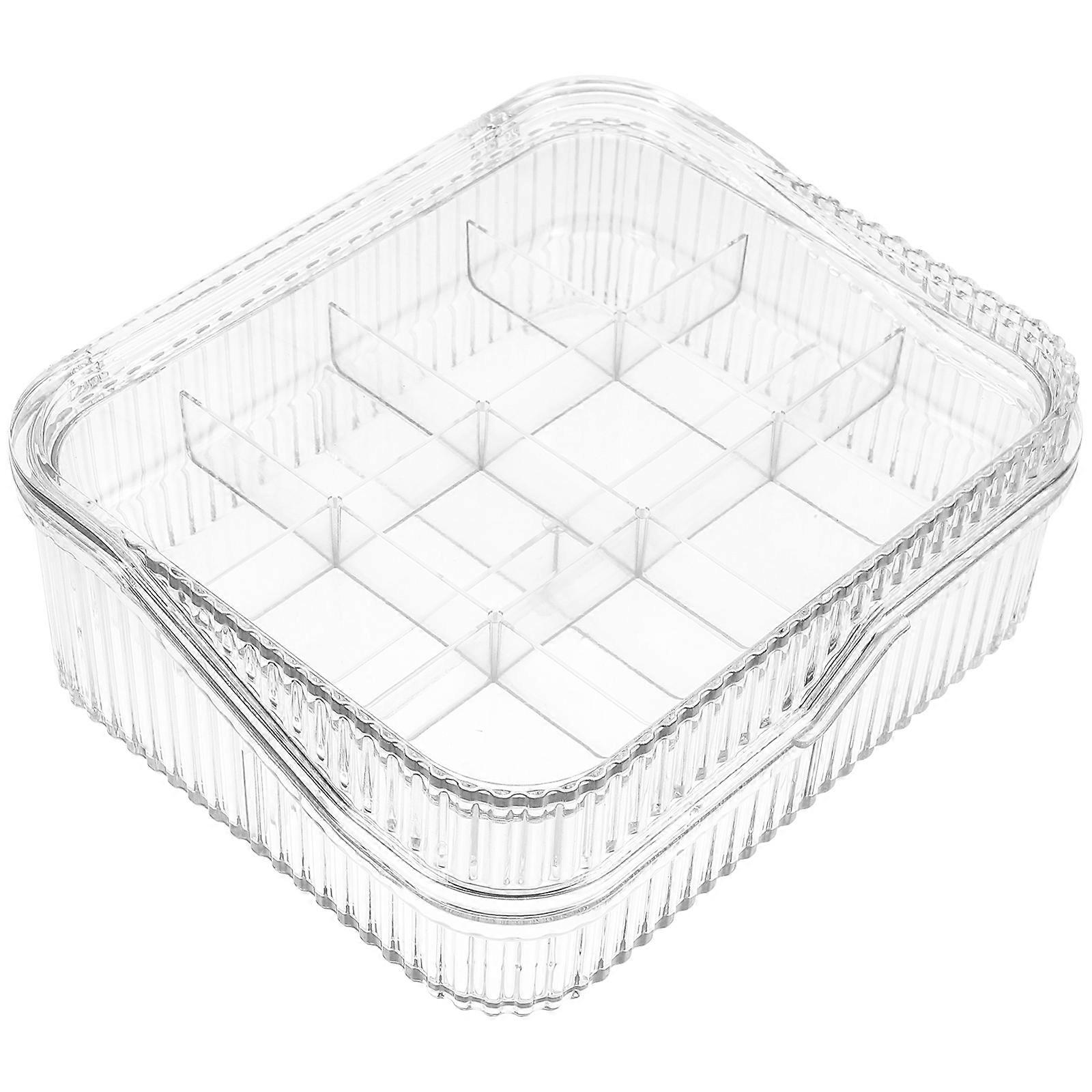 Stackable Compartment Jewelry Organizer Double Layer Earring Box 1 Set