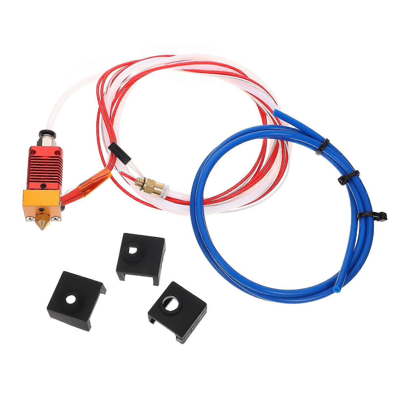 Extruder Kit 3D Printer Hotend Kit Accurate Printing 3D Printer Accessories PTFE Tube Hotend Silicone Sock 1Set
