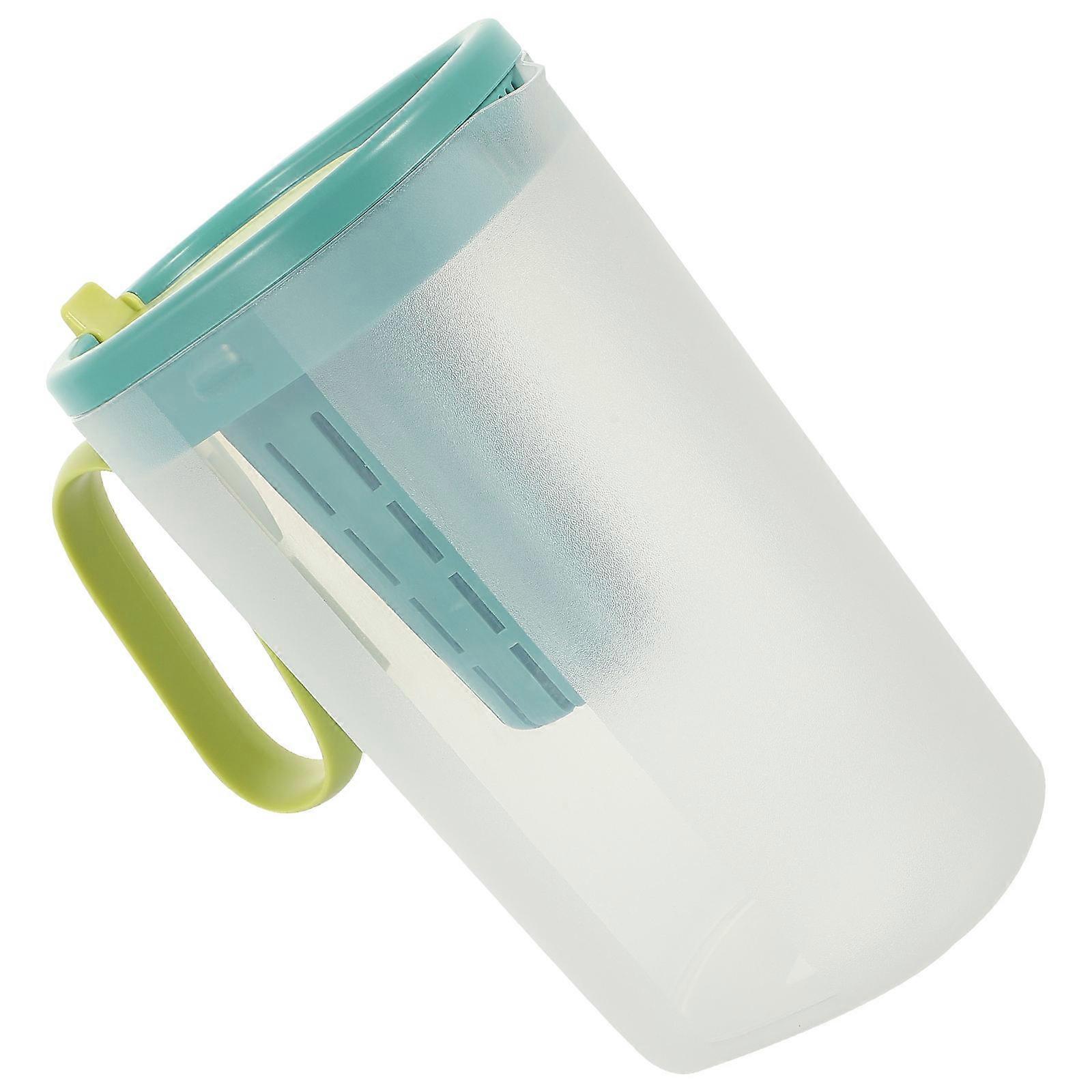 Green Water Pitcher with Lid for Home Use Made of PP Material 1.5L Capacity