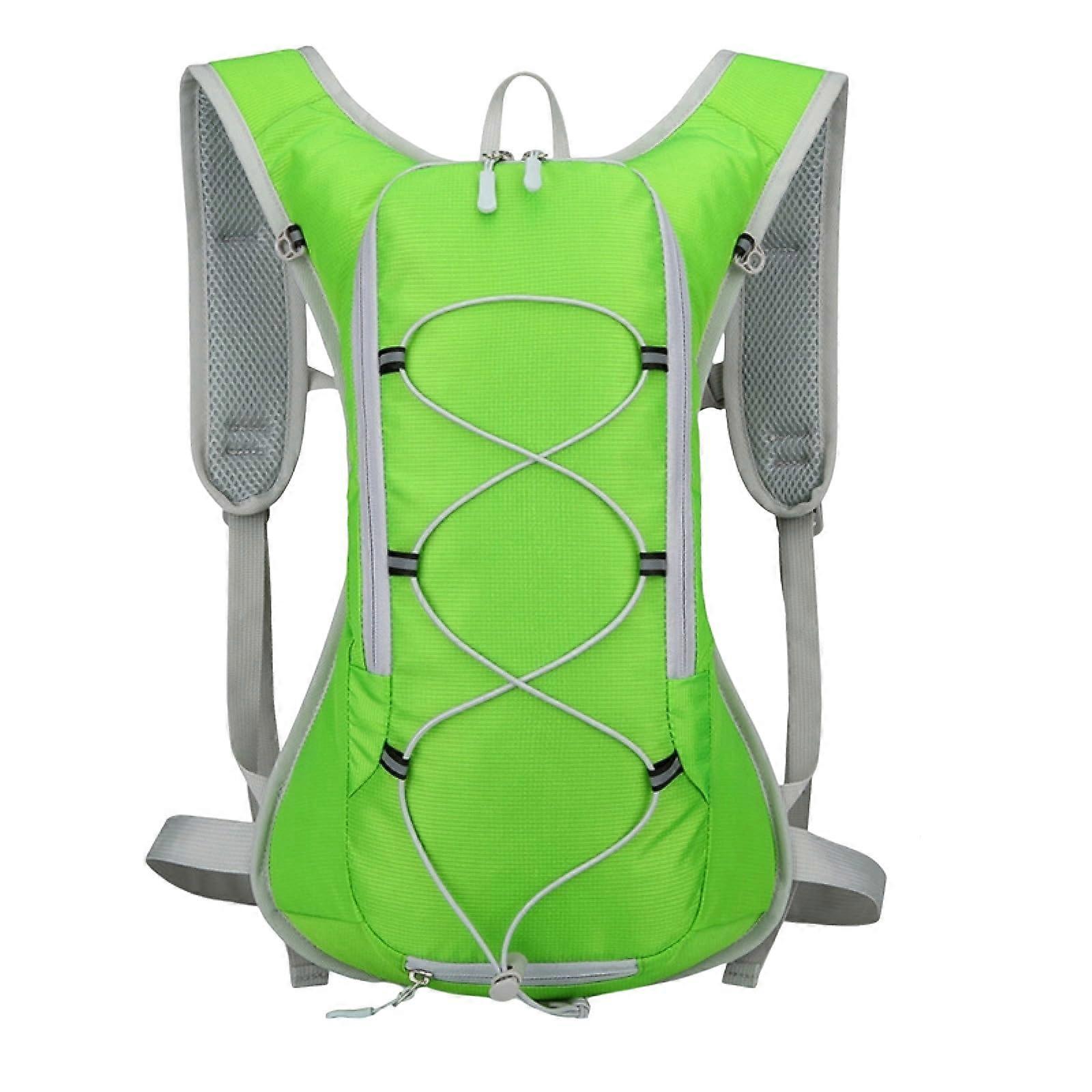 Hiking Backpack for Men and Women - Lightweight Green Travel Backpack with Large Capacity for Biking and Running