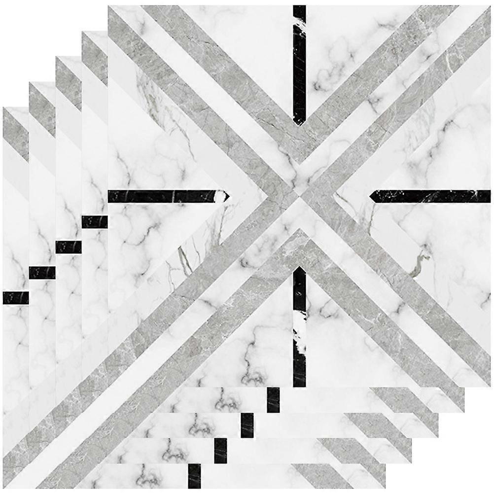 Tile Decorative Sticker Peel and Stick Tile Decals Yellowing Resistance Long-Lasting Durability Bedroom 30x30cm White 5Set