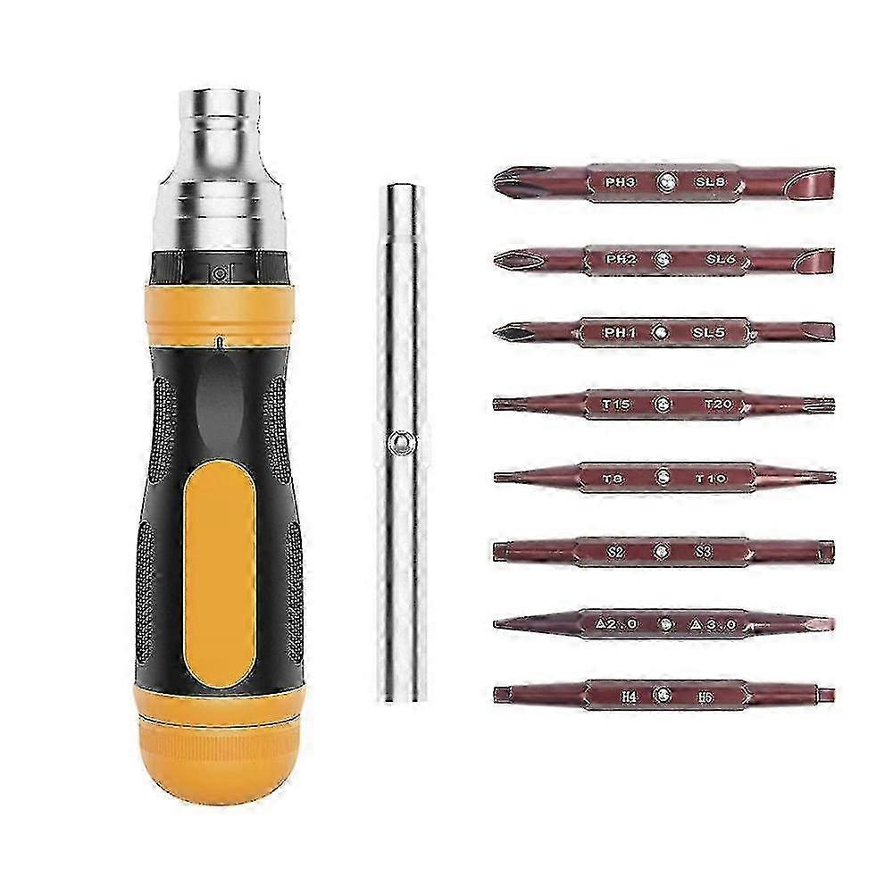 19 In 1 Creative Ratchet Screwdriver Mini Screwdriver Bit Portable Multi-function Utility Knife Tool Set 2025