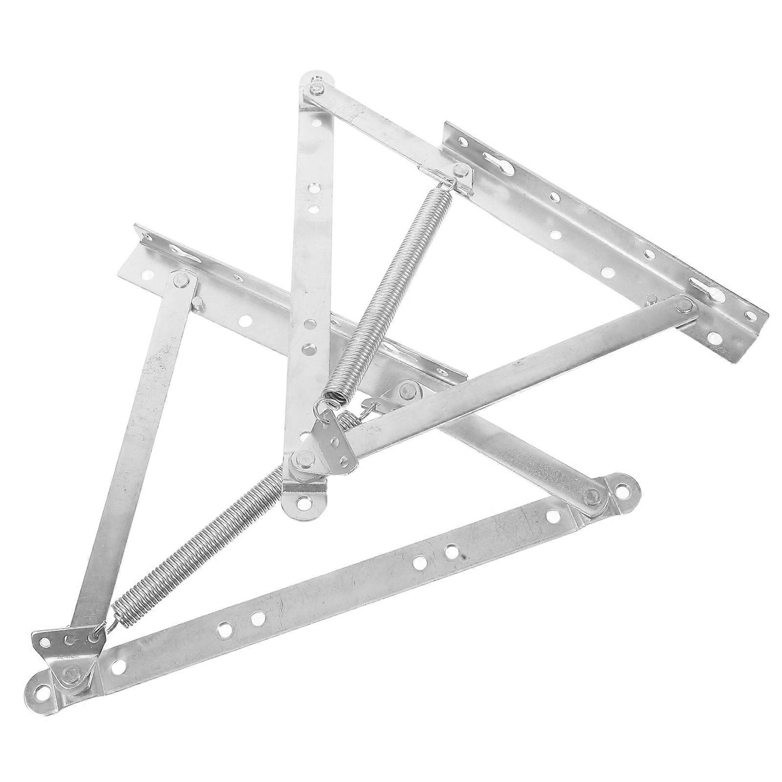 Spring Lifter Hinge For Bed Storage Heavy Duty Triangular Spring Hinge Sofa Bed Base 36.00X36.00X2.90CM Simplifying Installation 2Pcs