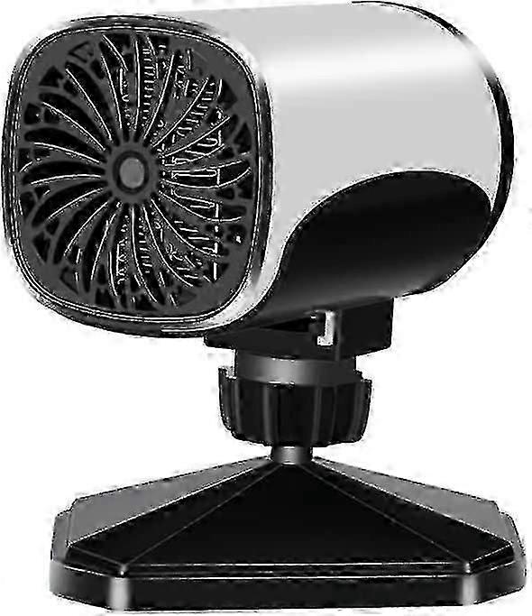 12v 150w Portable Mini Car Windshield Fan Fast Heating And Cooling, With Suction Cup