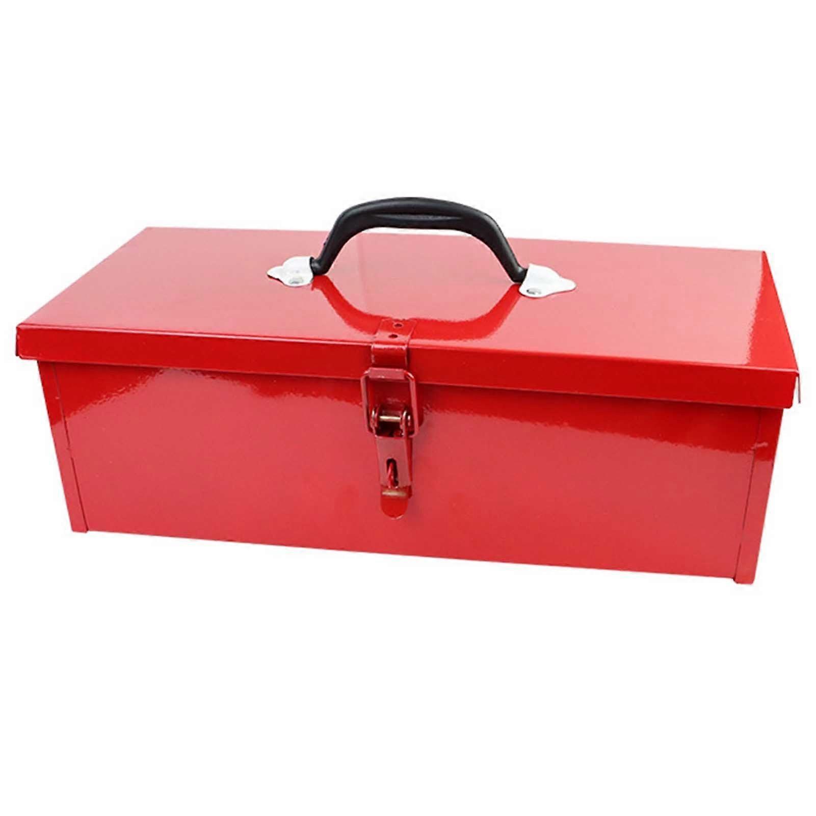 Metal Tool Box, Portable Tool Box with Handle, Multifunctional Iron Tool Box, Storage Container for Tools for Household Factory
