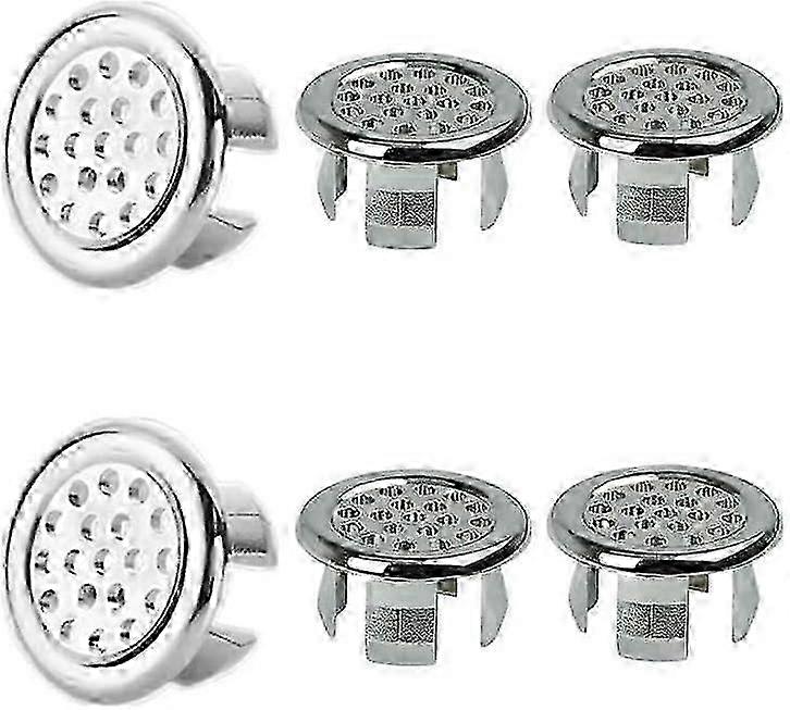 2025 Latest Model Sink Overflow Ring,6 Pieces Sink Overflow Ring Round Hole Sink